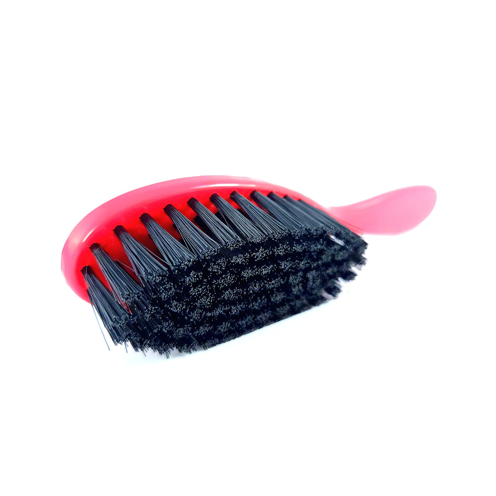 StyleCraft The Fresh Cut Barber Brush Red - 3 Pack #SC318SR