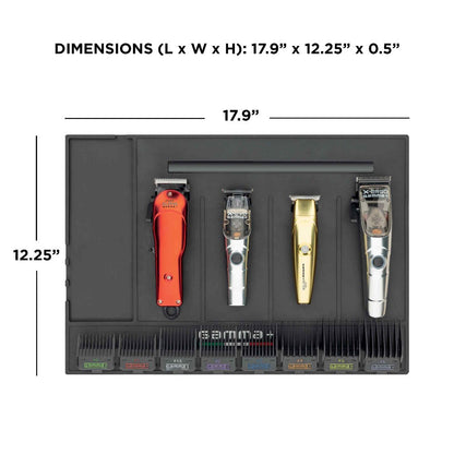 Gamma+ Magnetic Mat - Barber Mat and Station Organizer