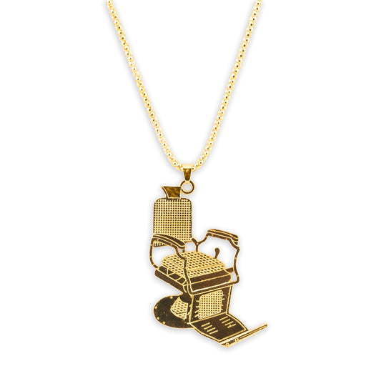 Barber Chair Necklace & Key Chain Large