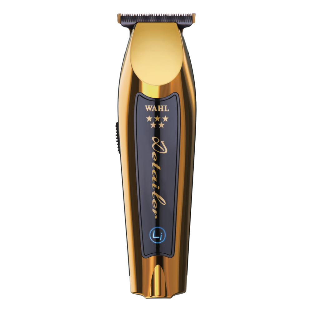 Wahl Detailer Li Gold Trimmer - With T-wide Titanium and DLC Coated Blade