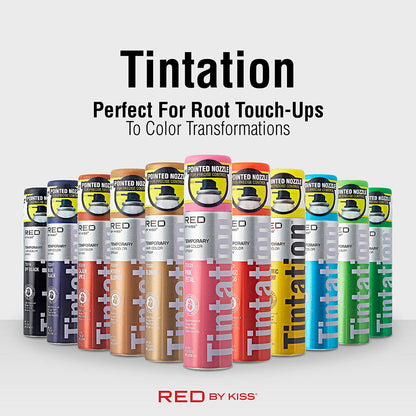 Kiss Tintation Temporary Hair Color Spray Vibrant Collection