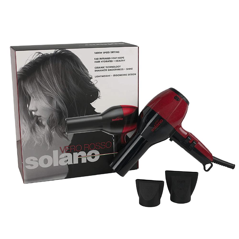 Solano Vero Rosso 1600W Lightweight Speed Hair Dryer