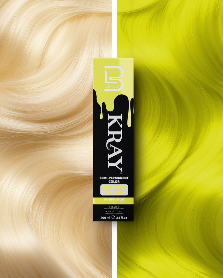 L3VEL3 KRAY Electric Yellow Semi Permanent Color – Appleton Barber Supply