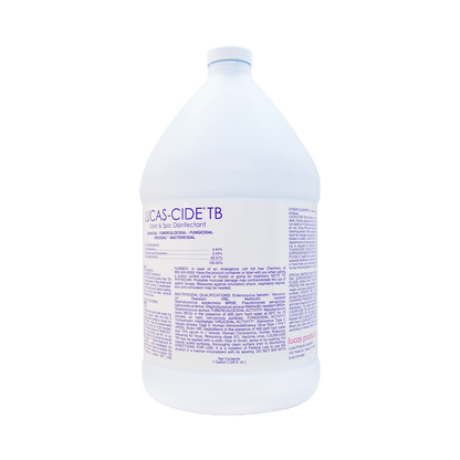 Lucas-Cide TB Concentrate Disinfectant Gallon Side