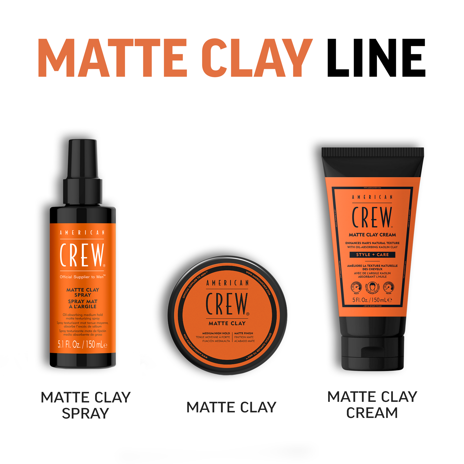 American Crew Matte Clay Cream 5.1 fl oz/ 150mL