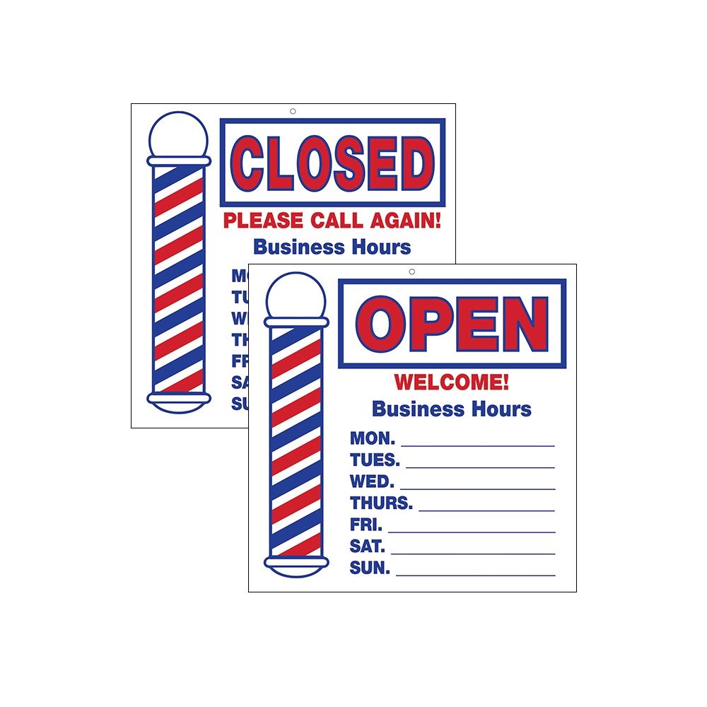 Open/Closed Barber Sign – Appleton Barber Supply