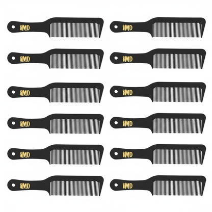 MD Flat Top Combs Black Dozen