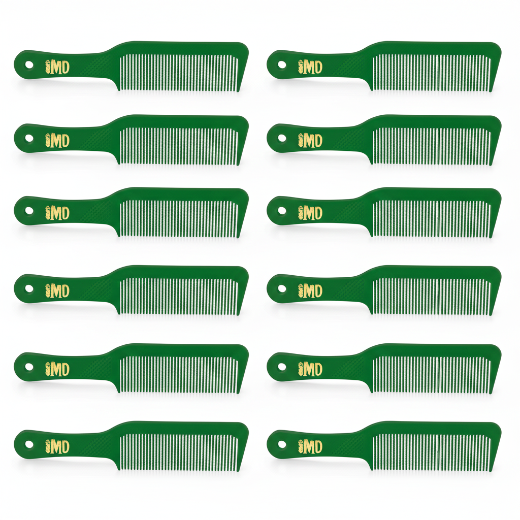 MD Flat Top Combs Green Dozen