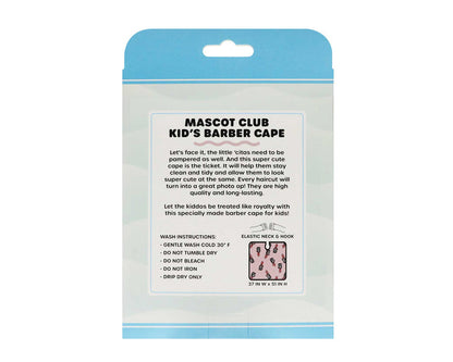 Suavecito Kid's Mascot Club Barber Cape Pink