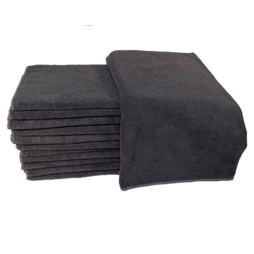 ProTex Micro4 Terry Large Towels - 80/20 Polyester/Polyamide - 16" x 28", 2.0lb/dz Grey
