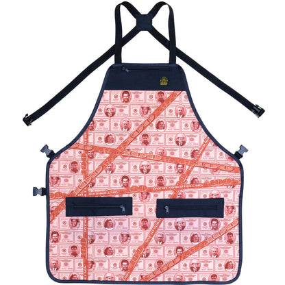 boss money barber apron - barber aprons - barber apron - barber apron for men-apron for barber - chemical proof aprons- hair cutting aprons- hair stylist apron - professional barber apron - barber strong aprons-king midas aprons -barber aprons for sale -b