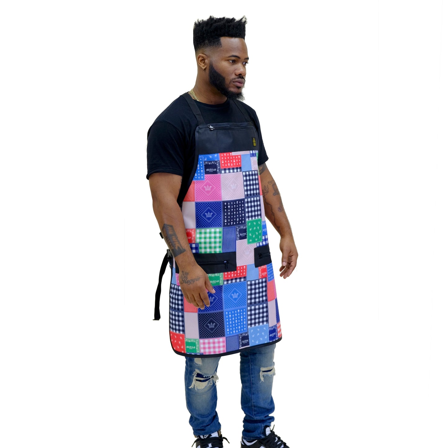 barber apron - barber aprons- barber apron for men- pron for barber - chemical proof aprons- hair cutting aprons- hair stylist apron - professional barber apron - barber strong aprons-king midas aprons -barber aprons for sale -barber apron black