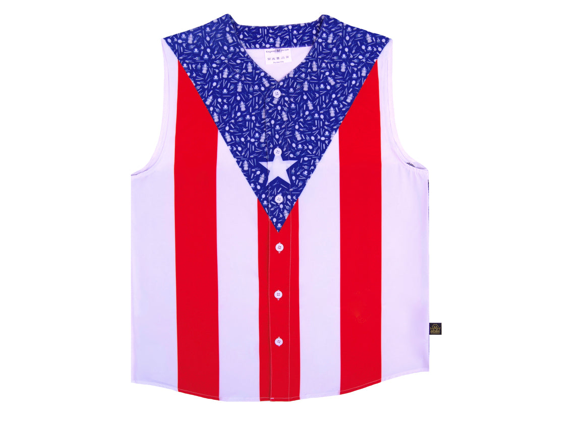 Puerto rico barber vest- barber vests-King Midas barber vest- Borinking vest - mesh barber vest- hair cutting vest