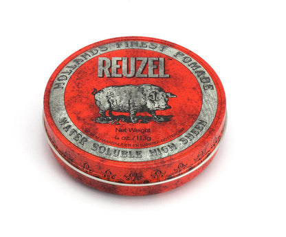 Reuzel Red Pomade 4oz - Medium Hold - High Shine - Water Soluble