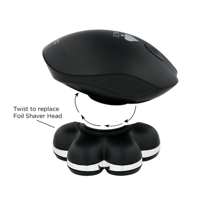 StyleCraft Replacement Stainless Steel Foil Head Compatible With The Ace 7X Bald Head Shaver #SC546S