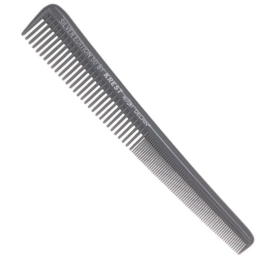 Krest Silver Edition No. SE50 - 7-1/2" Tapering Barber Comb