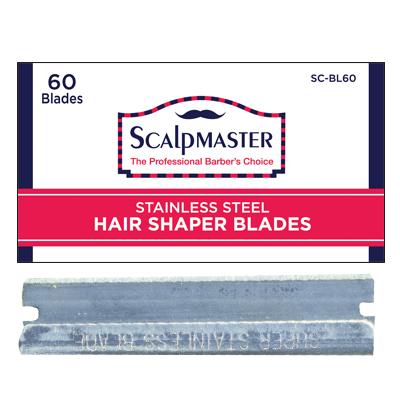 Scalpmaster Stainless Steel Shaper Blades