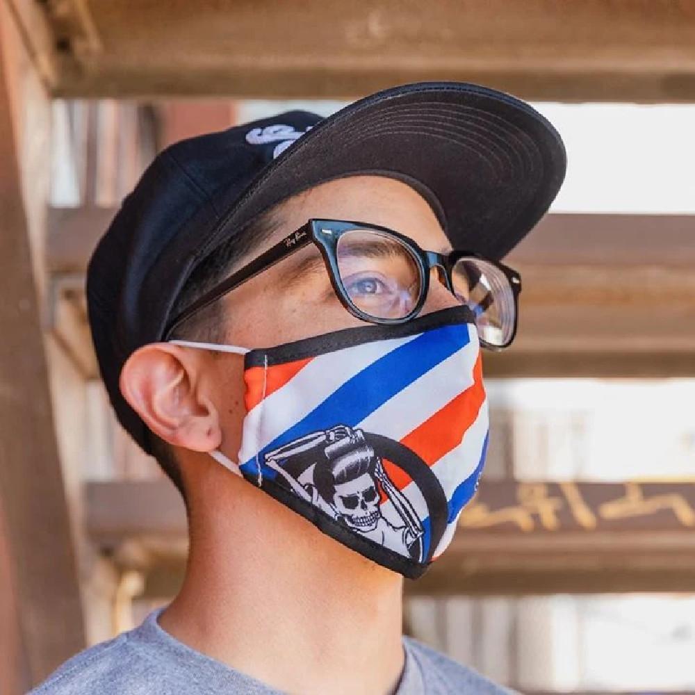 Suavecito Barber Pole Face Mask