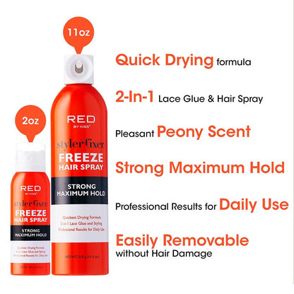 RED By Kiss Styler Fixer Freeze Hair Spray