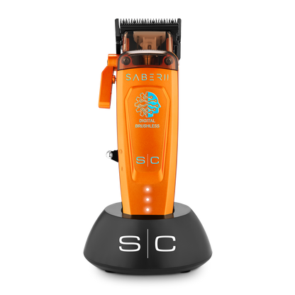 StyleCraft Saber 2 Cordless Digital Brushless Motor Clipper - Orange #SC617O