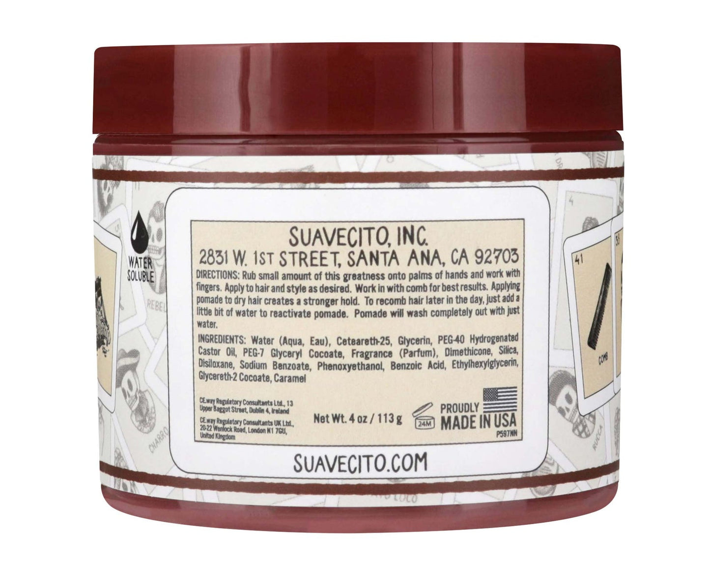 Suavecito Limited Edition Santo Sunset Original Hold Pomade