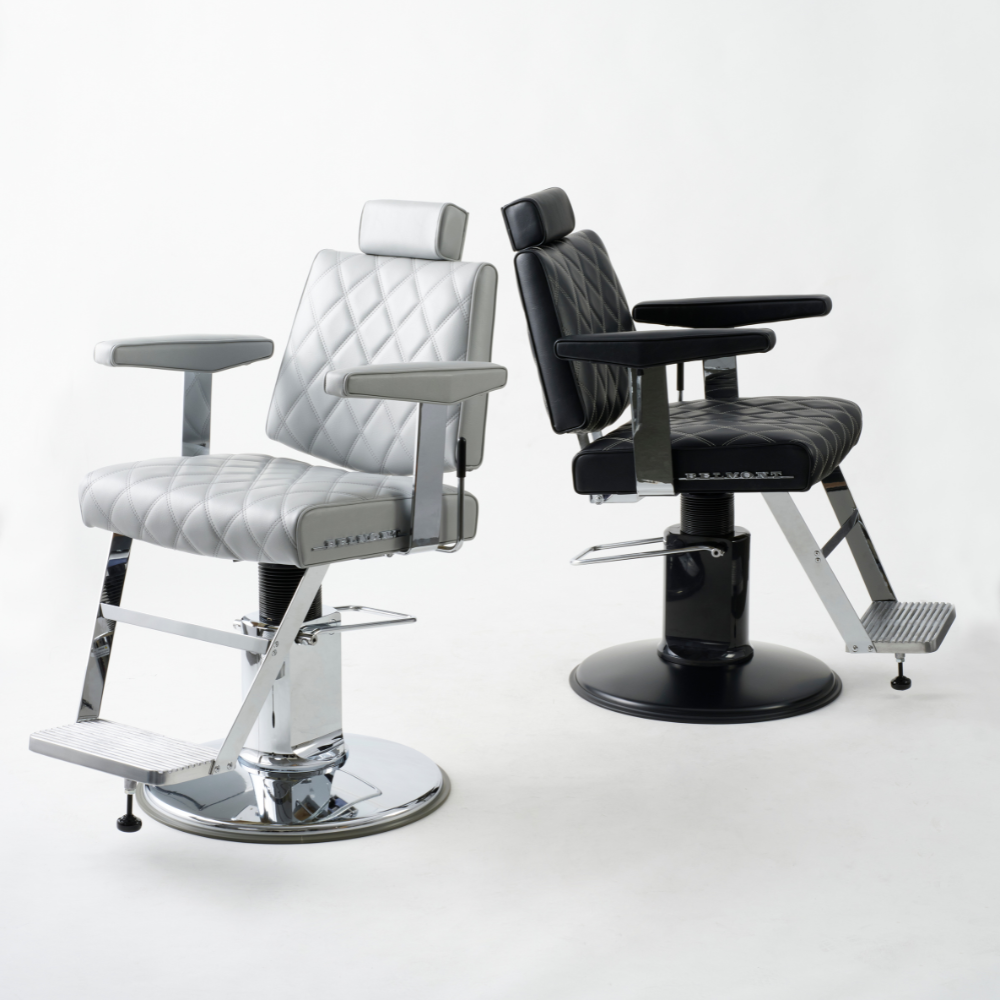 Takara Belmont Dainty Diamond Stitch Barber Chairs