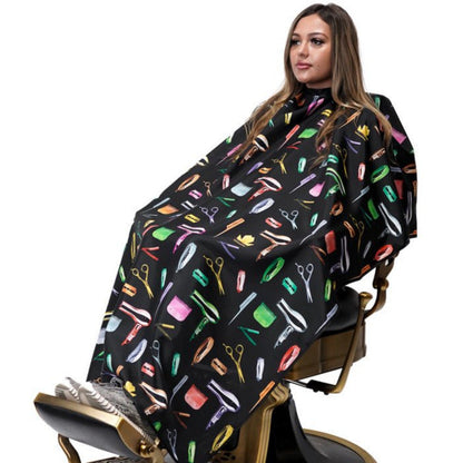 barber capes - hair cutting capes- cutting capes -styling capes- unisex barber capes- designer barber capes-king midas barber capes -Hair Stylist Cape - Hairdresser Cape- salon cape - haircut cape - Barber Capes - cutting capes- best barber capes-barber c