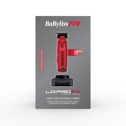PRE ORDER NOW │ BaBylissPRO FXONE LO-PROFX High Performance Compact Trimmer - Red #FX72RD
