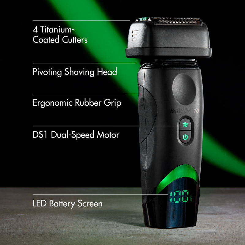 PRE ORDER NOW │BaBylissPRO X Tomb45 Wireless-Charging Double-Foil Shaver #FXT45FS - Black
