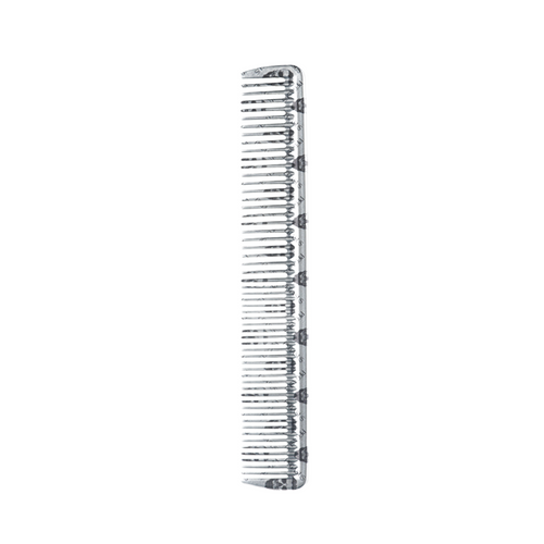 Silver Krest Pegasus Skulleto No. 202 - 7-1/4” Tapered Cutting Comb on white background