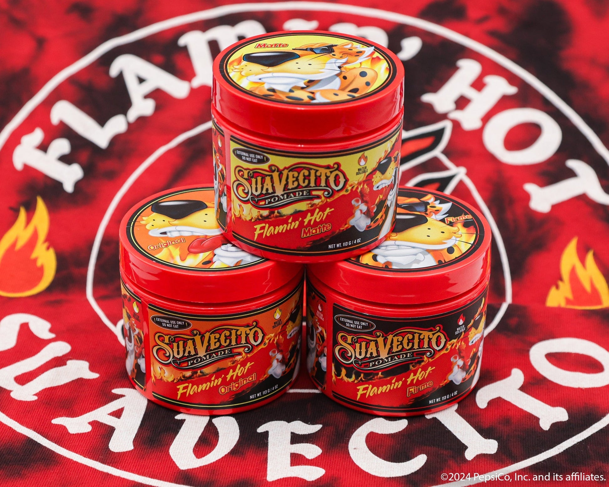 Suavecito Limited Edition Flamin' Hot Cheetos Pomades