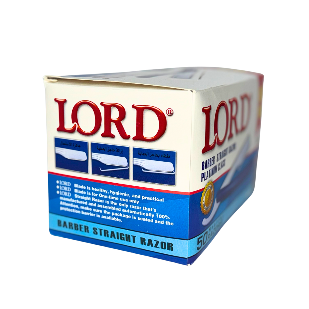 Lord Disposable Straight Razor Box of 50