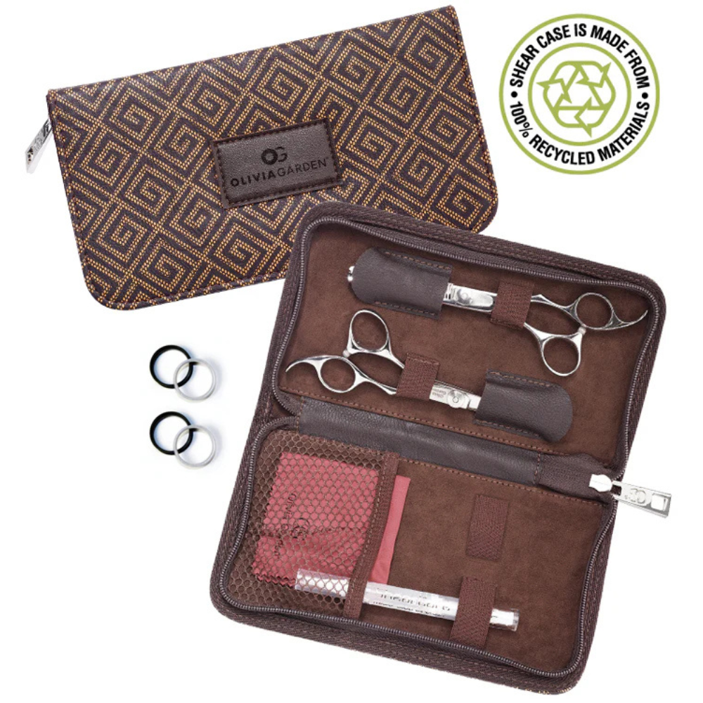 Olivia Garden SilkCut Shear and Thinner Case Kit