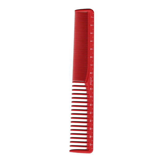 Vincent K.D. Collection Ceramic All Purpose Styling Comb 7.25″ Red #VT1715R