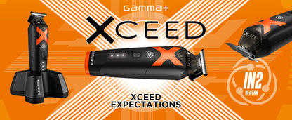 Gamma+ XCEED Professional IN2 Vector Motor Cordless Trimmer #GP418B