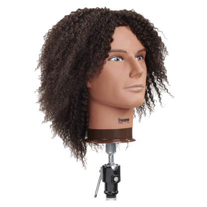 Celebrity Manikin Dwayne Textured Hair Male Head E340