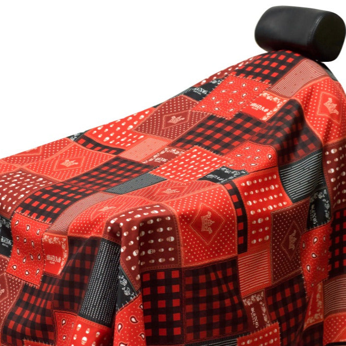 barber capes- bandana barber cape- blue bandana barber cape- bandana barber cape - bandana pro cape collection - paisley barber cape - bandana hair cutting cape  - barber cape - hair cutting cape - hair stylist cape