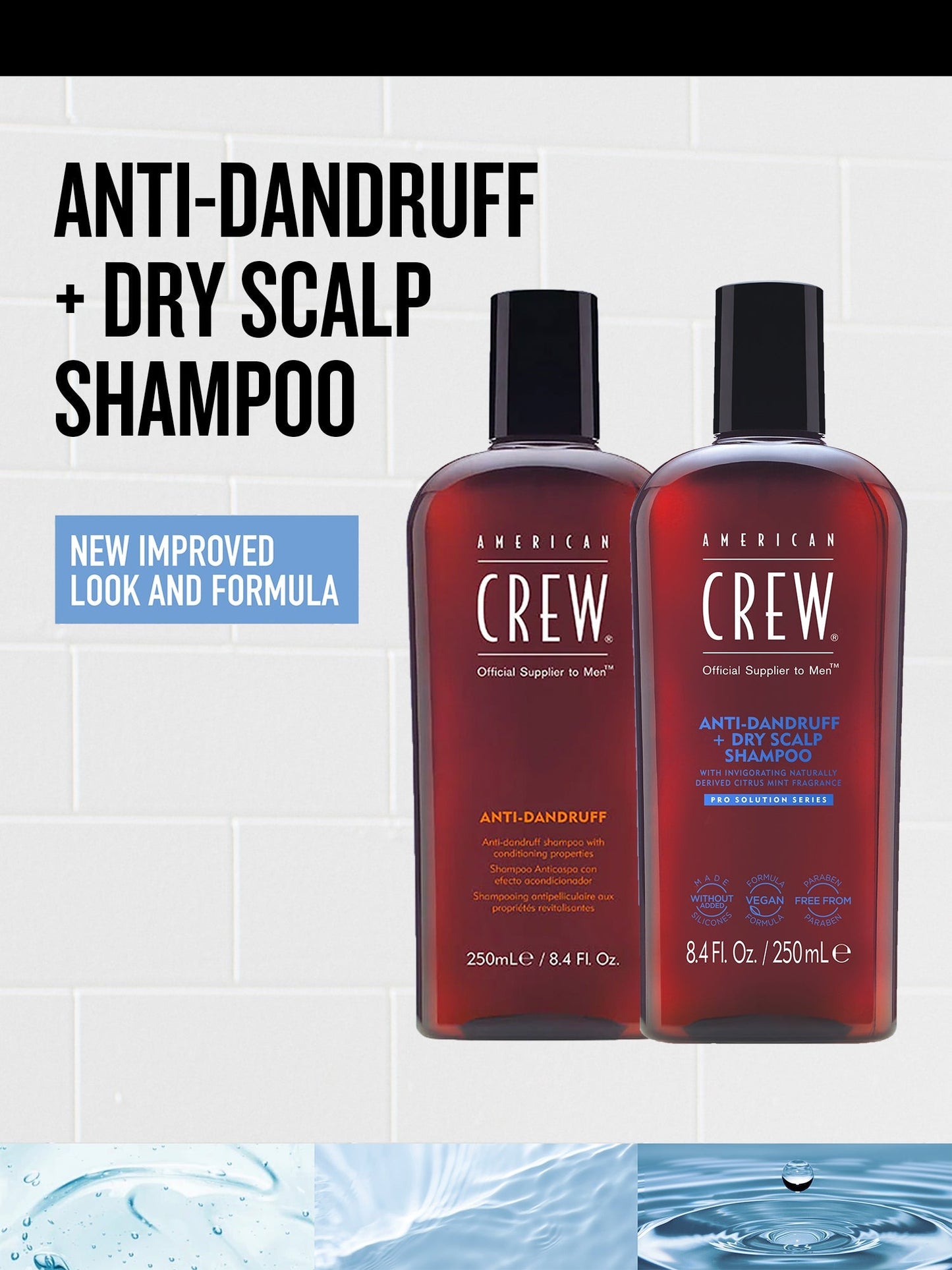 American Crew Anti-Dandruff + Dry Scalp Shampoo 8.4 oz
