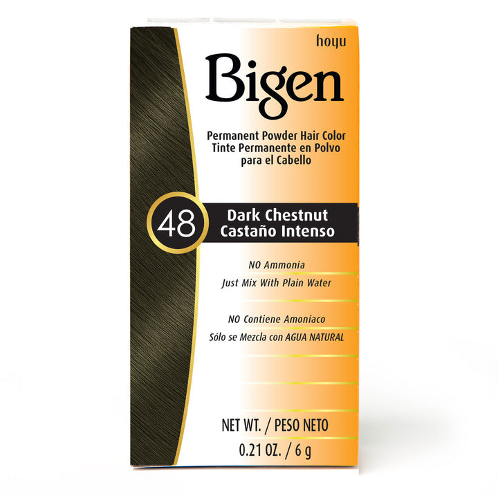 Bigen Permanent Powder Hair Color Dark Chestnut 48