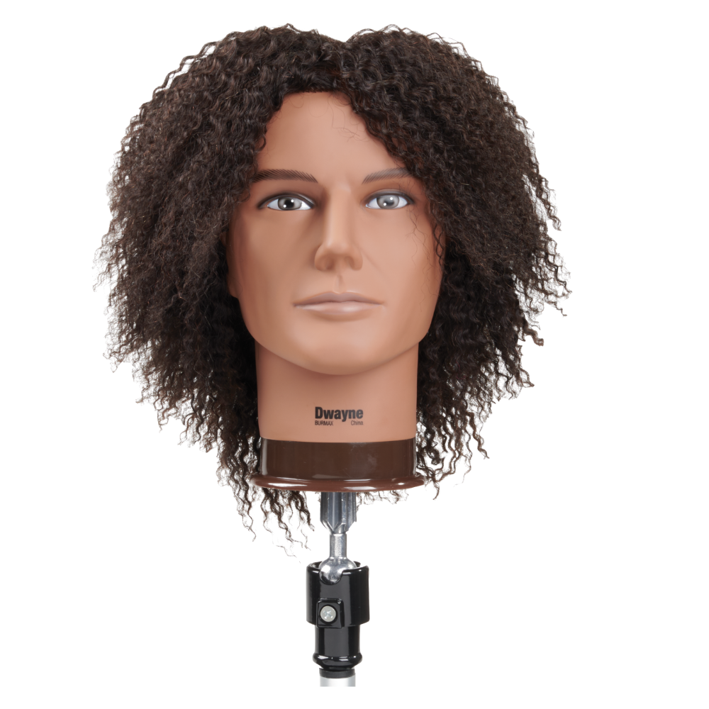 Celebrity Manikin Dwayne Textured Hair Male Head E340
