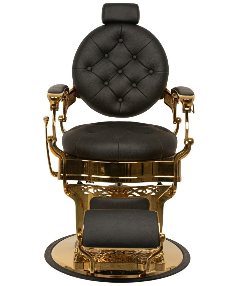 The Hugo Vintage Professional Barber Chair - Gold or Silver