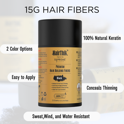 Supreme Trimmer HairThik Hair Fibers - 15 grams