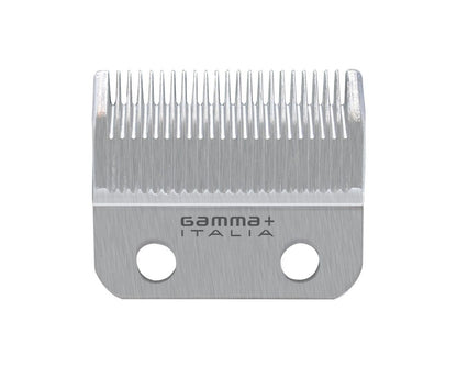 Gamma+ Fixed Stainless Steel Taper Blade with Shallow Tooth 2.0 Cutter Clipper Blade Set #GP539S