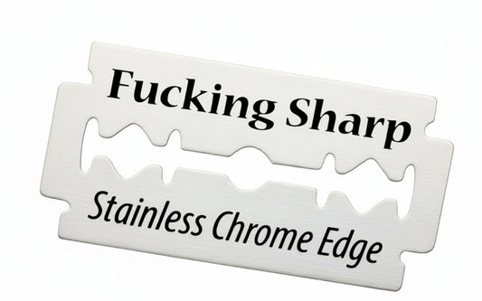 Fucking Sharp Double Edge Razor Blades - 100% Japanese Steel - 100 Blades
