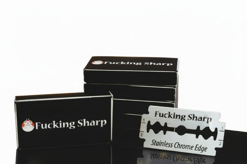 Fucking Sharp Double Edge Razor Blades - 100% Japanese Steel - 100 Blades