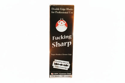 Fucking Sharp Double Edge Razor Blades - 100% Japanese Steel - 100 Blades