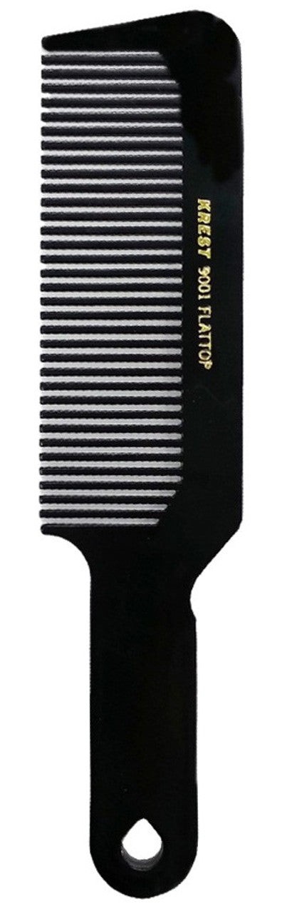 Krest 9001 Flat Top Comb Black