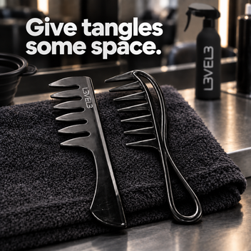L3VEL3 Styling Comb Set - 2 Pc
