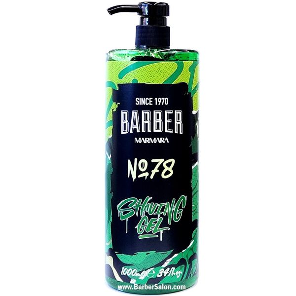 Marmara Barber Shaving Gel No. 78 - 34oz 1000ml