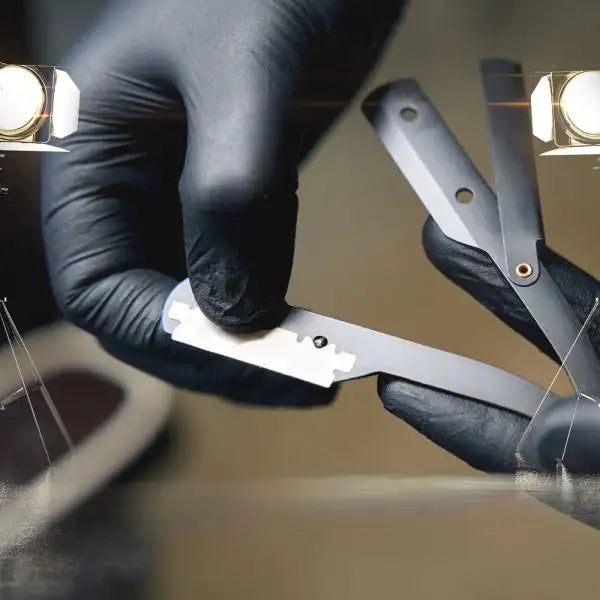 StyleCraft Studio – Professional Black Nitrile Latex Free Gloves with Textured Grip - 100 Count